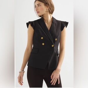 White House Black Market Studio Vest Size 2 NWT